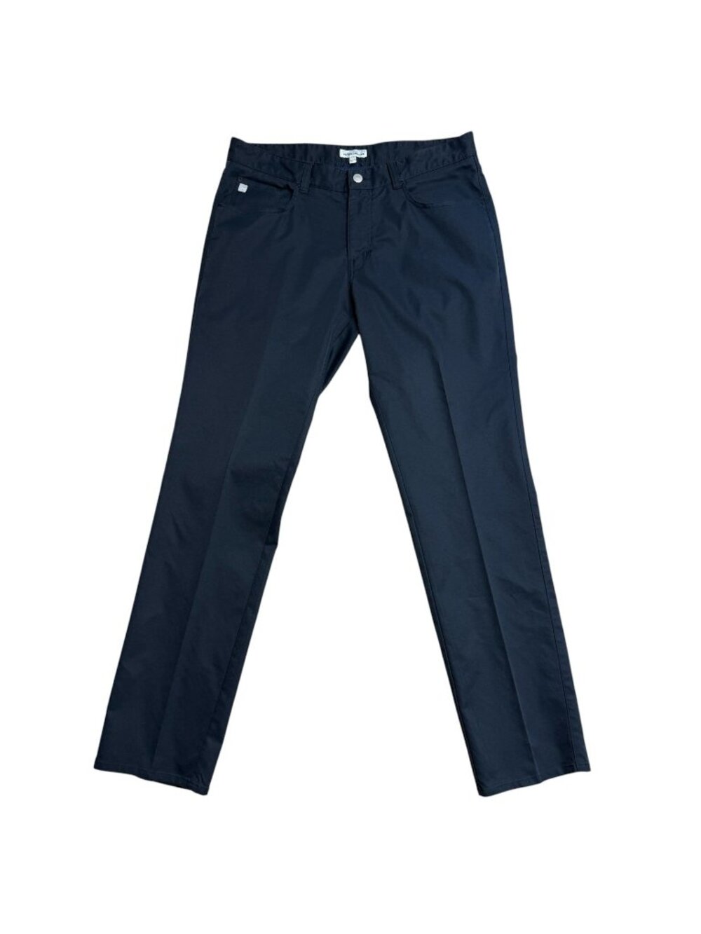PETER MILLAR PANTS MENS 34 X 32 BLACK PERFORMANCE 5 POCKET MS20EB66FB STRETCH